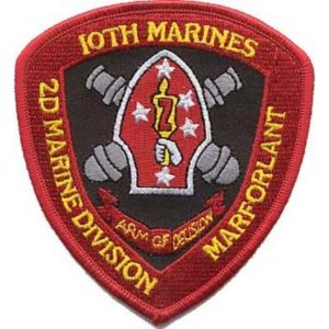 10th Marine Regiment Patch
