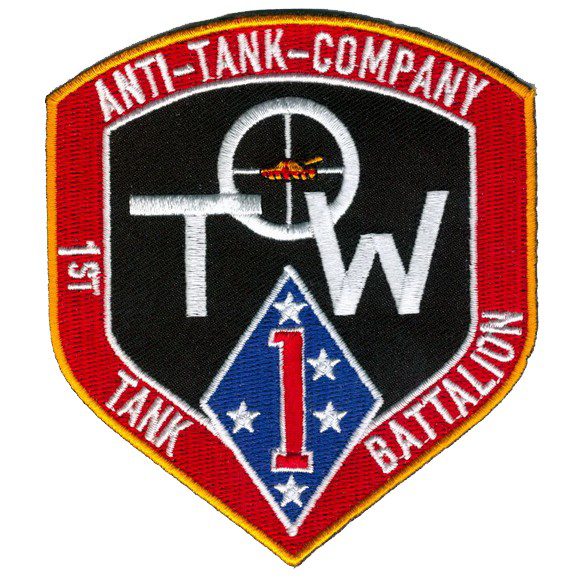 1st Tank Battalion Anti Tank Company Patch