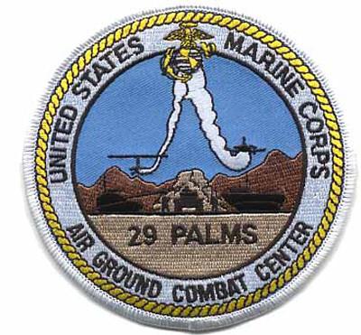 USMC Air Ground Combat Center 29 Palms Patch
