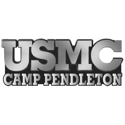 usmc camp pendelton vehicle emblem