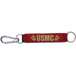 USMC Marine corps carabiner keychain