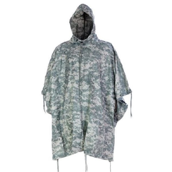 USGI Wet Weather Rain Ponchu ACU Digital Camo Rain Garment
