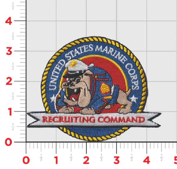a Marine Corps Recruiting Command patch