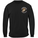 Marine Corps Biker Long Sleeve Shirt Front