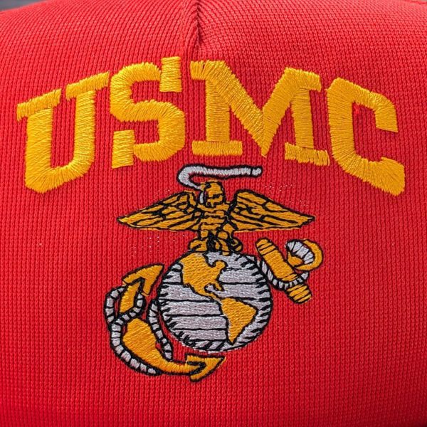 Marine Corps logo red and gold USMC and EGA