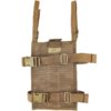 USMC Molle Drop Leg Panel Coyote Tan Back