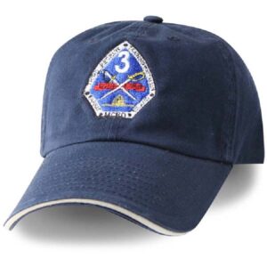 3rd Battalion Parris Island Blue Baseball Hat