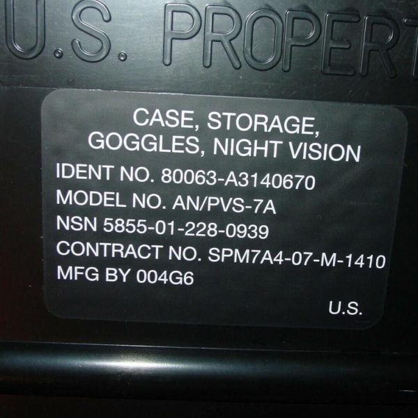 Military NVG Case - Army & USMC Night Vision Storage Case NSN