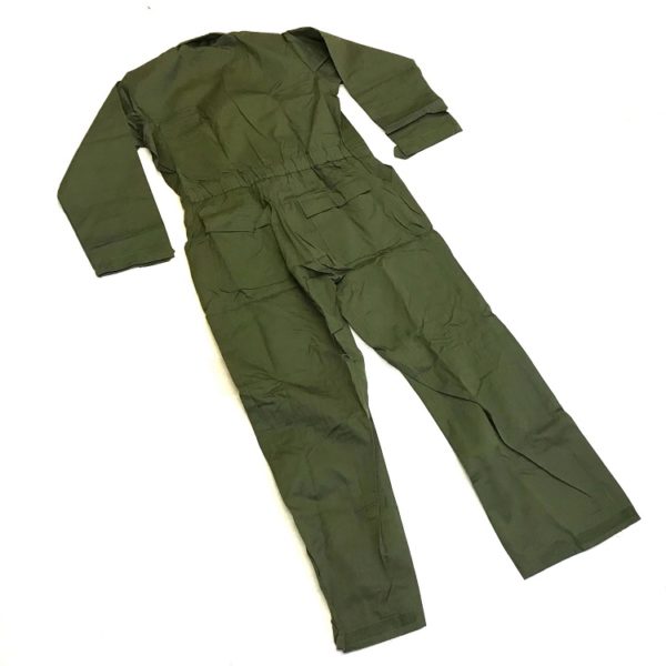 Military Utility Coveralls OD Green Back