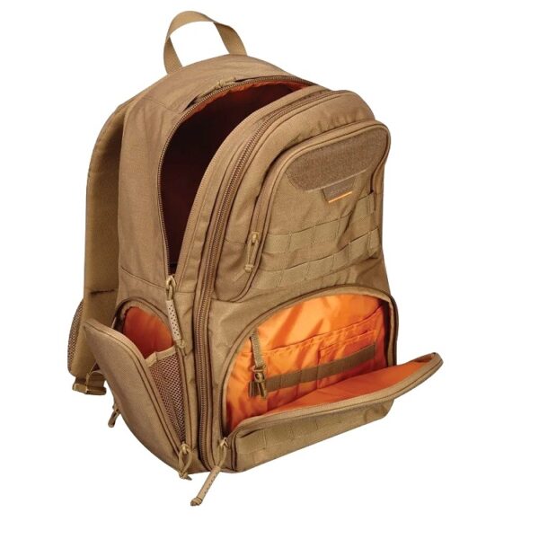 Propper Expandable Backpack in Coyote Brown Orange Interior Pockets