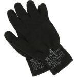 black government issue military wool gloves