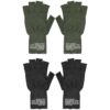 USGI OD Green and Black Cold Weather Fingerless Glove Inserts