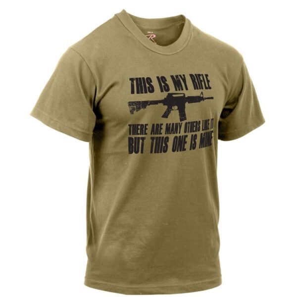 USMC This is My Rifle M16 Shirt Riflemans Creed Marine Corps T-shirt
