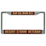USMC Desert Storm Veteran License Plate Frame