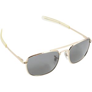 gold framed aviator sunglasses
