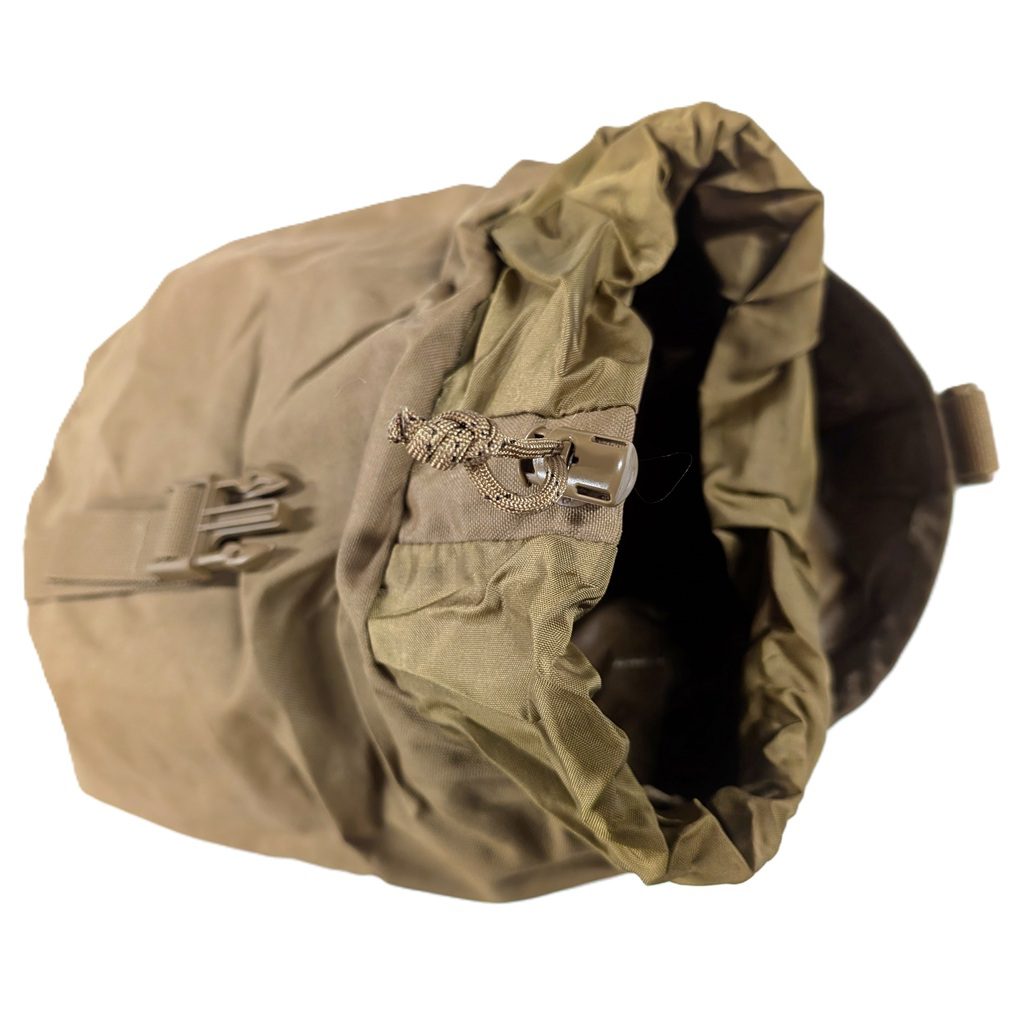 a US Marine Corps coyote brown MOLLE II sustainment pouch