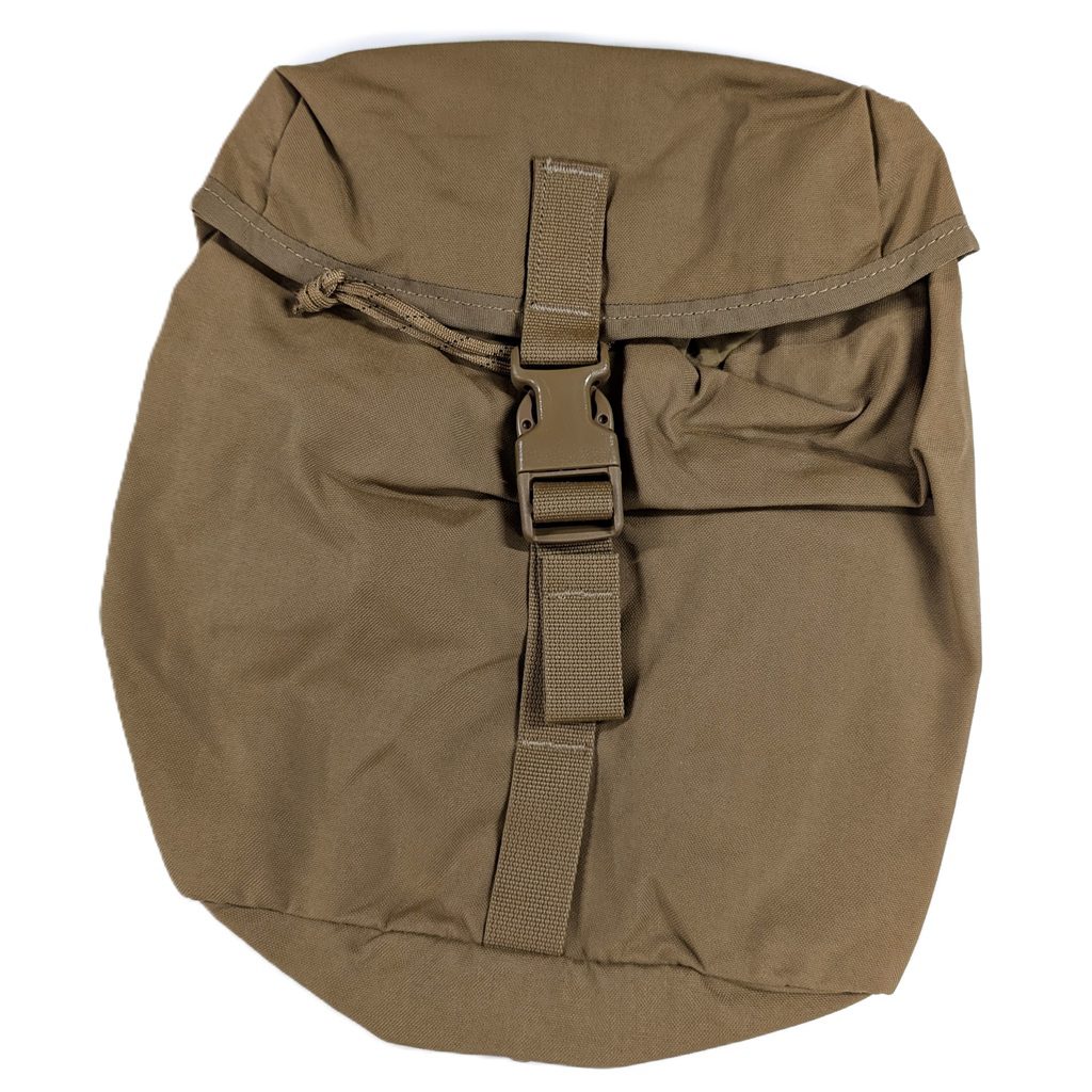 a US Marine Corps coyote brown MOLLE II sustainment pouch