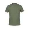 a green military compression t-shirt