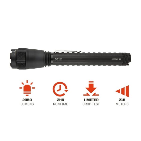 specs of a 5.11 Response flashlight