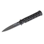 a black military switchblade