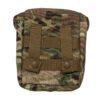 the MOLLE straps on the back of a large MultiCam pouch