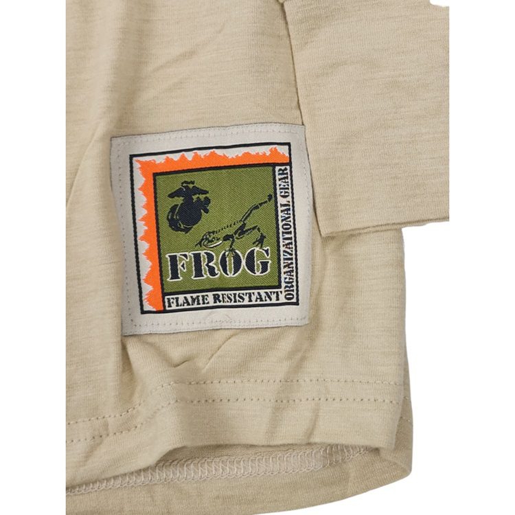 USMC FROG Silk Weight Base Layer Thermal Top - Tan - Image 2