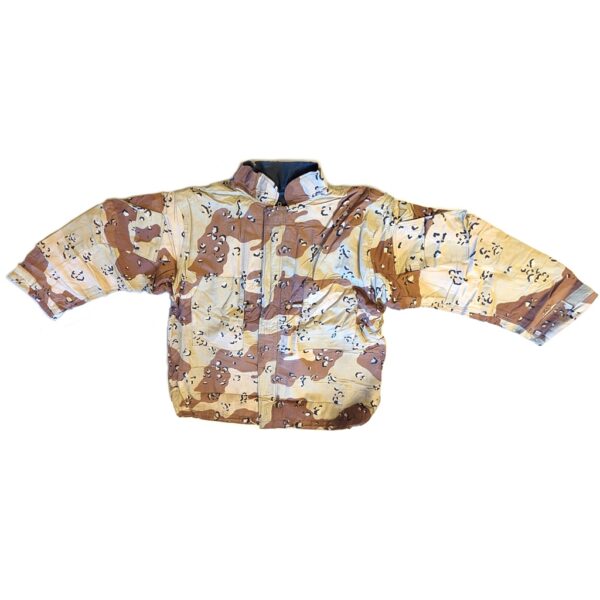 a chocolate chip desert US military chemical protective suit jacket