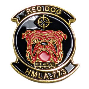 HMLA-773 Red Dog USMC Challenge Coin