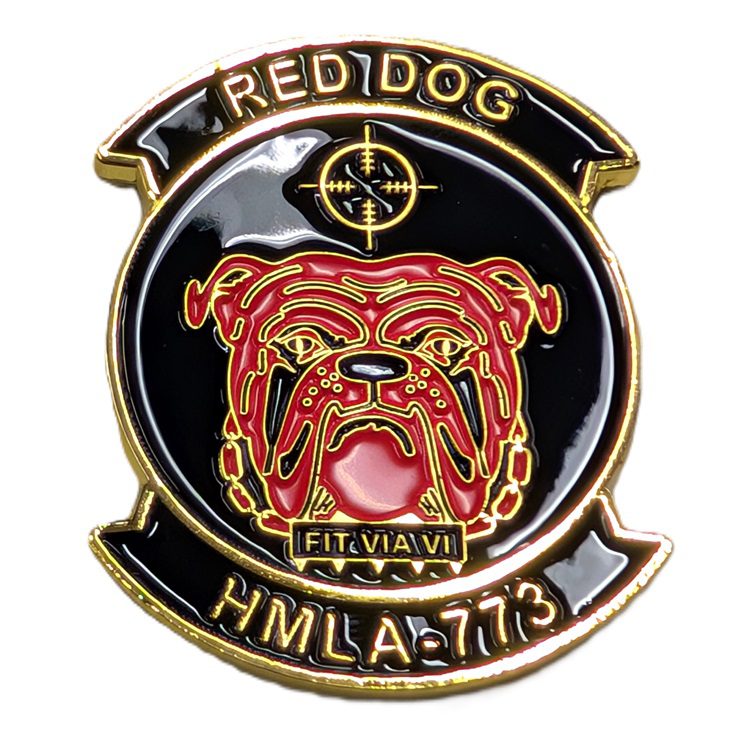 HMLA-773 Red Dog USMC Challenge Coin