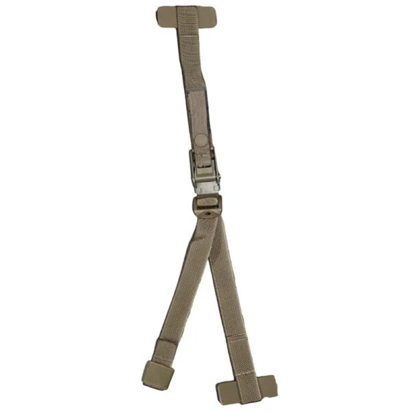 a coyote brown US Marine Corps sternum cinch for backpacks