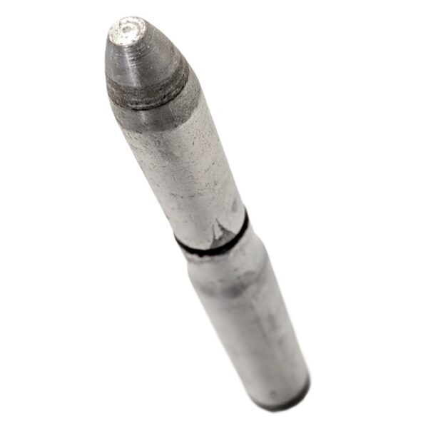 view of a WWII-era 20mm dummy round from above