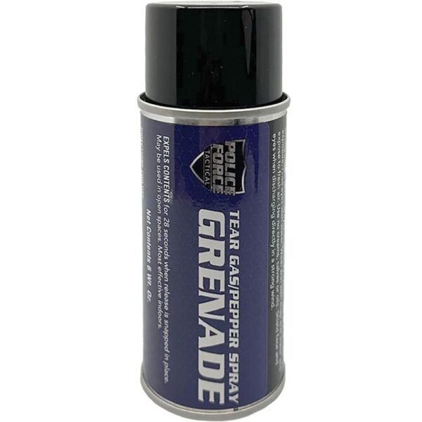 a pepper spray grenade in an unassuming can