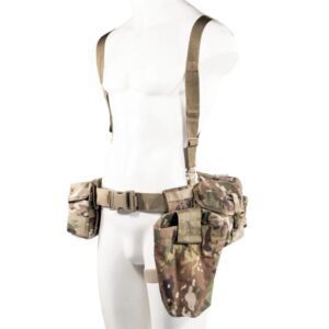 a mannequin wearing a MOLLE Close Combat Automatic Weapon Set (CCAWS)