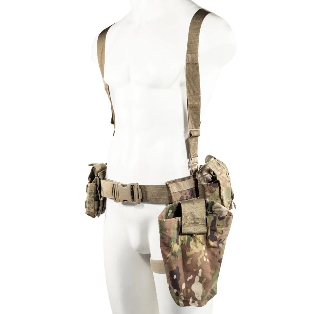 OCP Scorpion Camo MOLLE Close Combat Rifleman Set on a mannequin