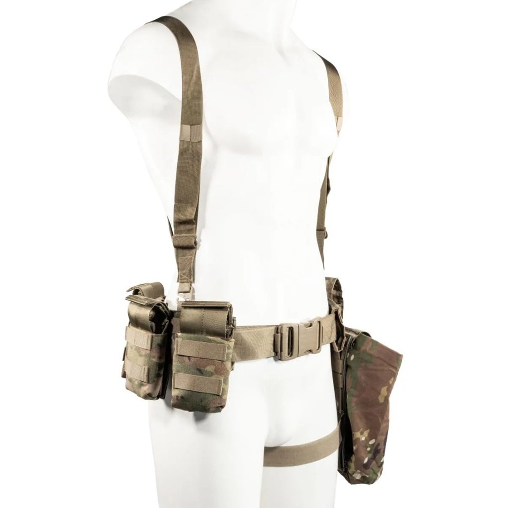 OCP Scorpion Camo MOLLE Close Combat Rifleman Set on a mannequin