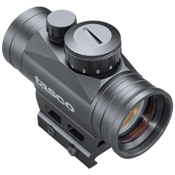 a Tasco Propoint 1x30mm red dot sight