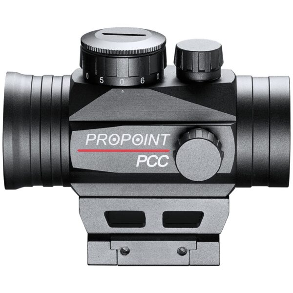 side view of a Tasco Propoint 1x30mm red dot sight