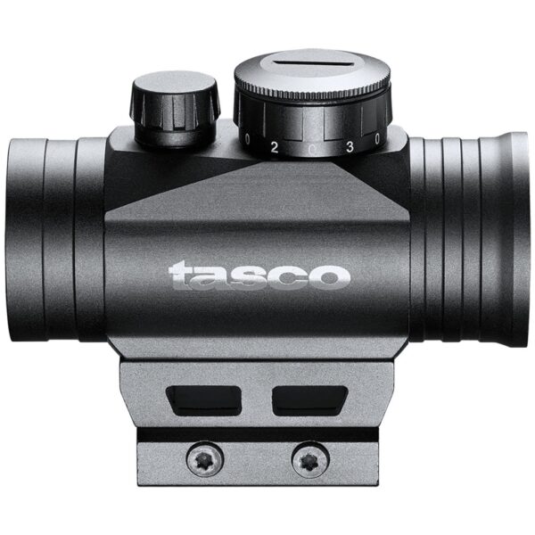 side view of a Tasco Propoint 1x30mm red dot sight