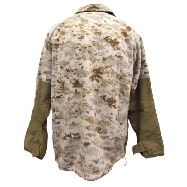 the back view of a USMC Wind Pro Fleece Jacket