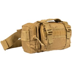 a coyote brown modular pack