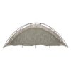 a US Army-issue ACU camouflage Improved Combat Shelter (tent)