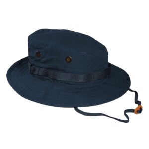 a navy blue USGI boonie cover