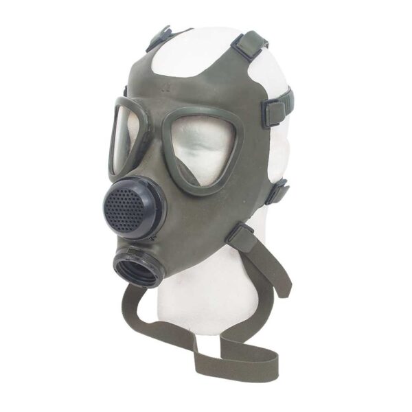 a Romanian M-74 gas mask