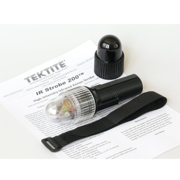 a Tektite IR Strobe 200 military strobe / dive light