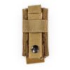 the back of a US Marine Corps coyote brown grenade pouch