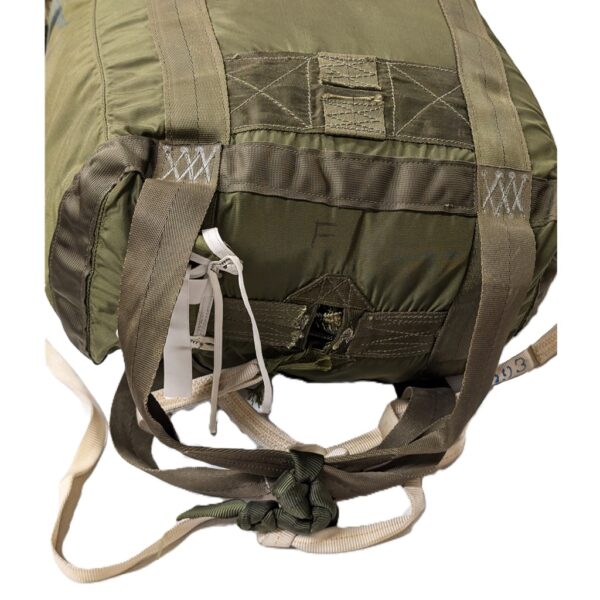 a US military cargo extraction parachute