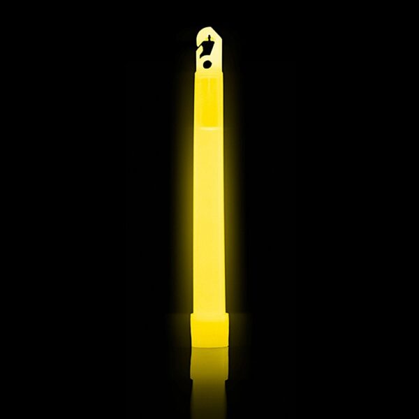 a yellow 12-hour chemlight