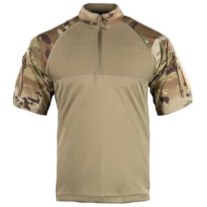 the front of a short sleeve USGI US Army OCP Scorpion combat shirt