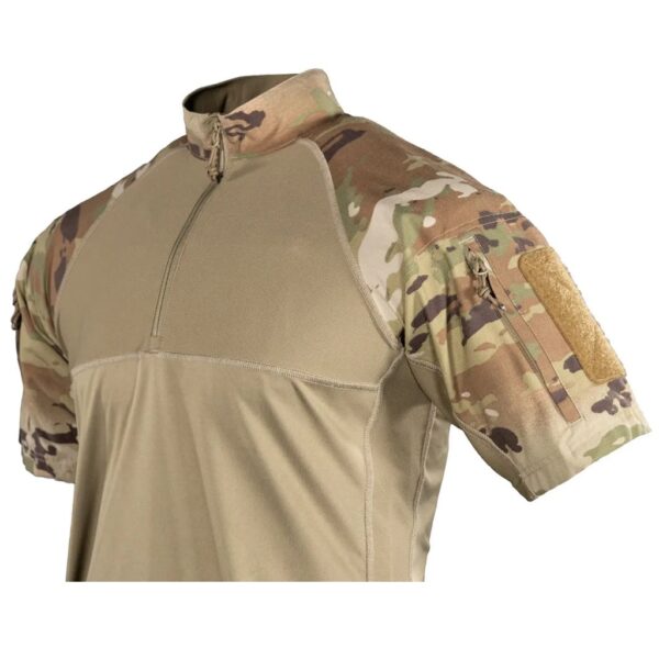 the side of a short sleeve USGI US Army OCP Scorpion combat shirt