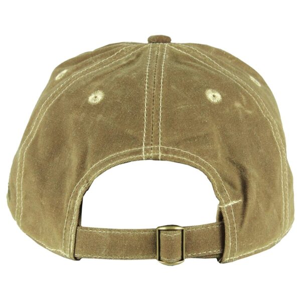 a coyote brown US Marine Corps baseball hat with an embroidered EGA